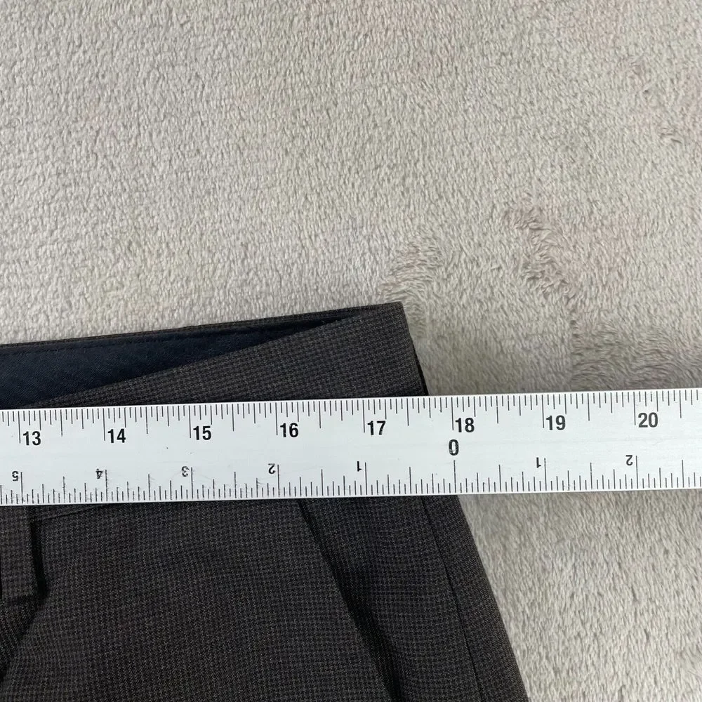 Banana Republic Dress Pants Men 34x32 Heather‎ Brown Straight Leg Classic Fit